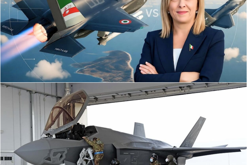 F-35 ITALIANO SUPERIORE! Meloni scopre che batte quello americano del 30%
