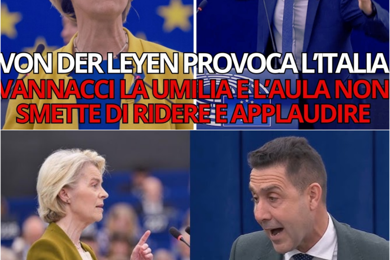 Il Ciclone Vannacci Scuote l’Europa: L’Attacco Frontale a Ursula von der Leyen e il Discorso che Sfida l’Establishment