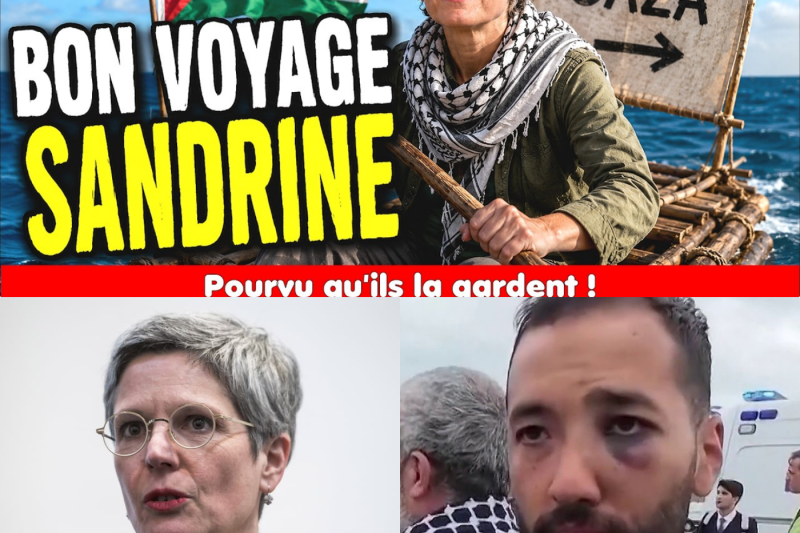 Le Syndrome de la Provocation : Derrière l’Annonce du Départ de Sandrine Rousseau pour Gaza, le Grand Malaise de la Politique Spectacle