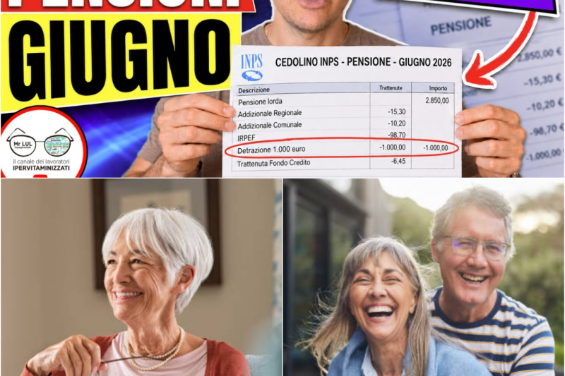 Pensioni Giugno 2026: Sorprese INPS, Assegni Anticipati e la Verità sui Tagli in Busta Paga