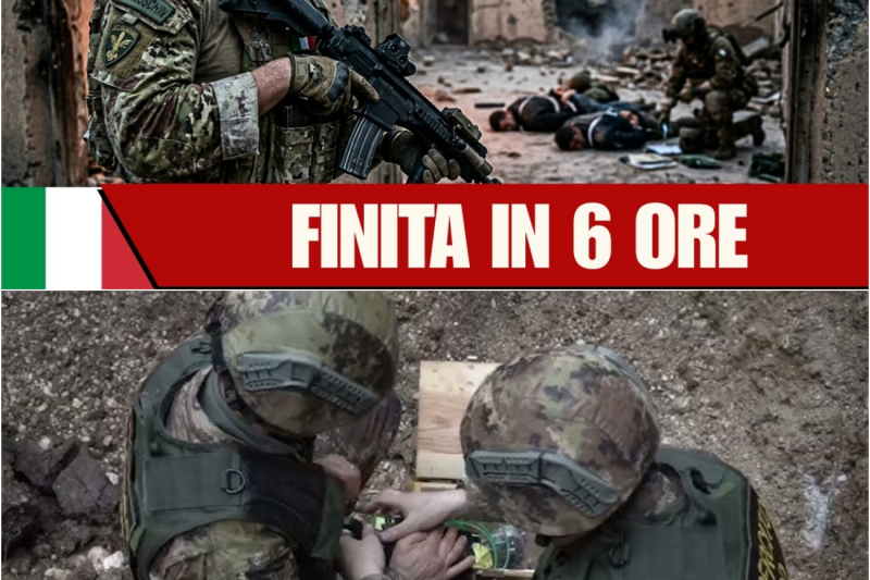 Tre paesi hanno detto no. L’Italia ha mandato il Col Moschin — ed è finita in 6 ore