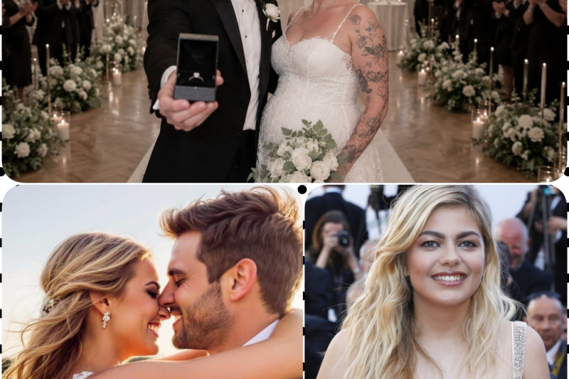Louane et Florian Rossi : Le Mariage Bouleversant d’une Survivante et le Triomphe d’un Amour Éprouvé par le Destin