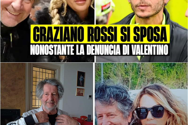Oltre il Traguardo: La Corsa Più Difficile della Famiglia Rossi. Graziano Sposa Ambra Nonostante le Accuse e la Denuncia di Valentino