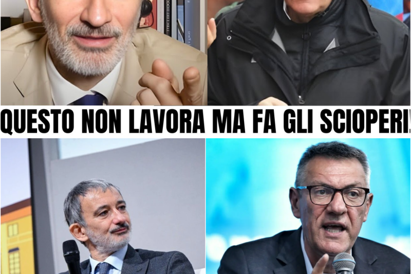 Il Tramonto dell’Eroe Operaio: Senaldi Demolisce Landini e Svela la Profonda Crisi del Sindacato Televisivo