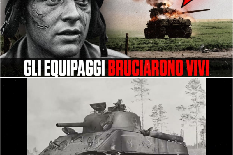 LA VERITÀ SCIOCCANTE: Cosa accadeva agli equipaggi degli Sherman dopo un colpo diretto?