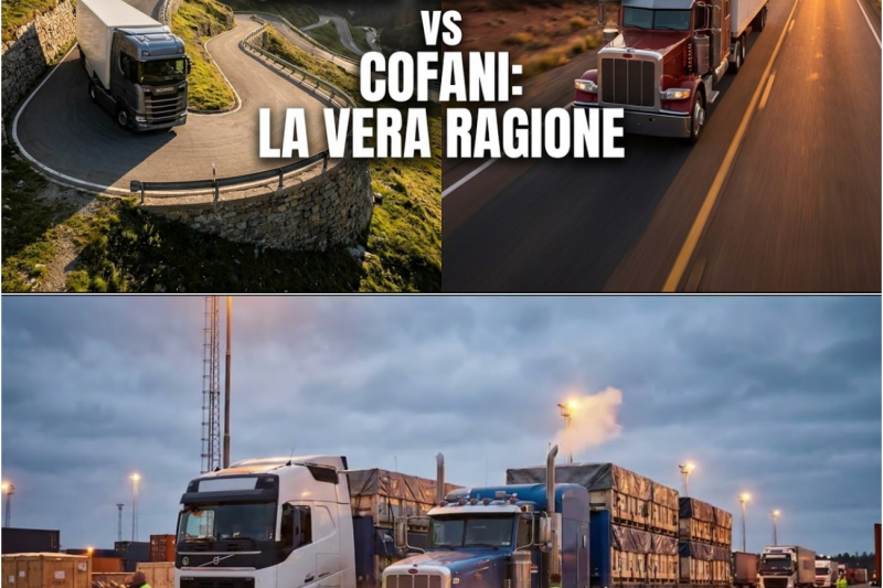 Perché i camion europei non hanno il cofano — e quelli americani non possono farne a meno