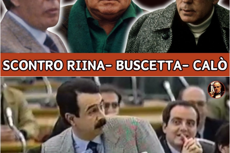 INCREDIBILE CONFRONTO IN TRIBUNALE TRA: Riina – Buscetta – Calò