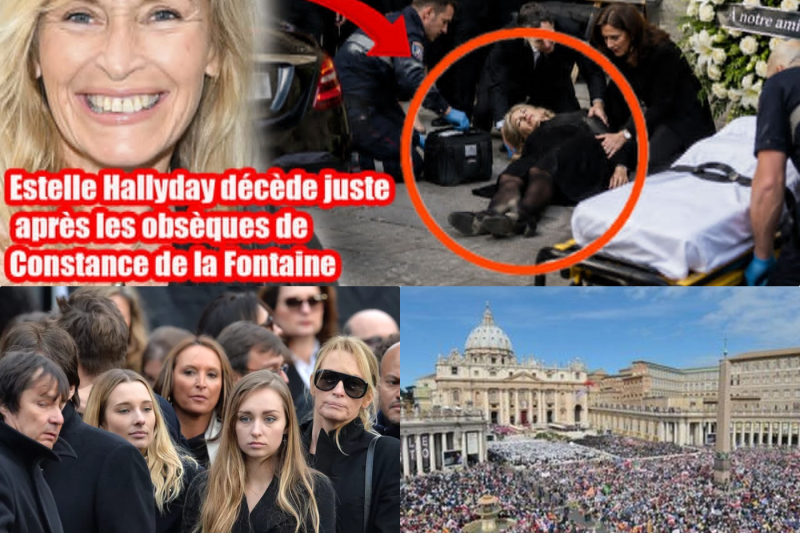 Drame Foudroyant sur le Parvis : L’Ultime et Tragique Révérence d’Estelle Hallyday aux Obsèques de Constance de la Fontaine