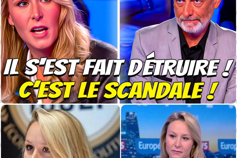 Tension Extrême en Direct : Marion Maréchal Pulvérise Gilles Verdez et Livre ses Vérités Chocs