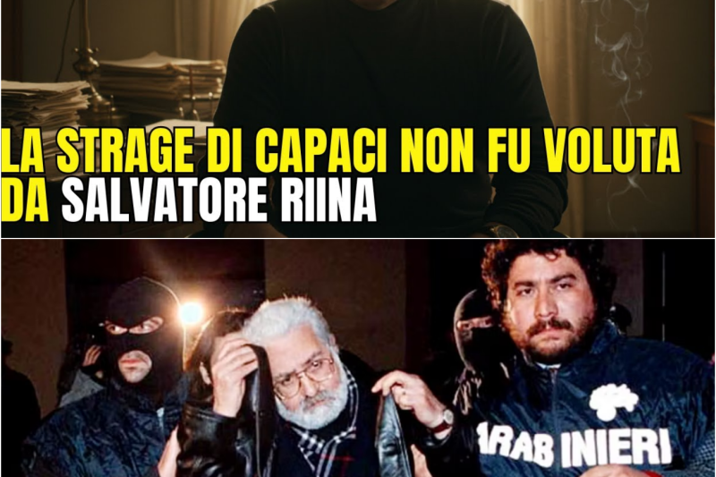 Ex Fedelissimo della Cosa Nostra CONFESSA: LA STRAGE DI CAPACI NON FU VOLUTA DA Salvatore Riina