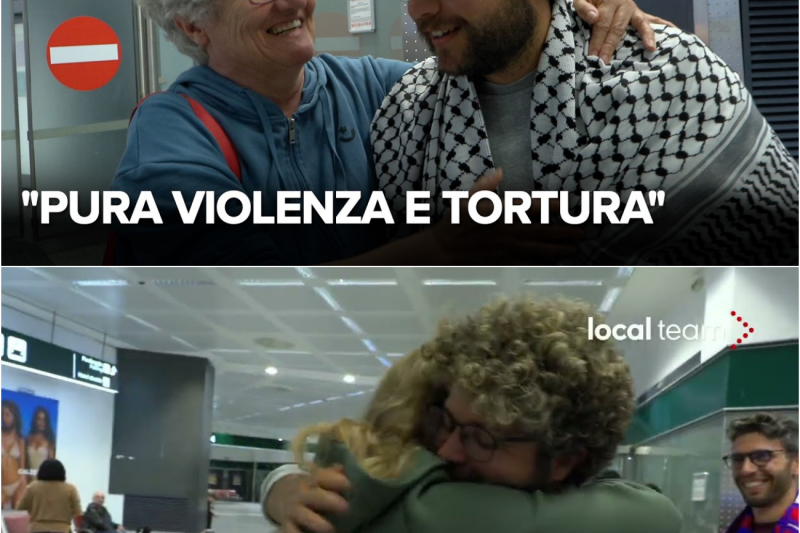 Il Ritorno dall’Inferno: Attivisti Italiani della Flotilla Denunciano Torture, Abusi e il Silenzio delle Istituzioni