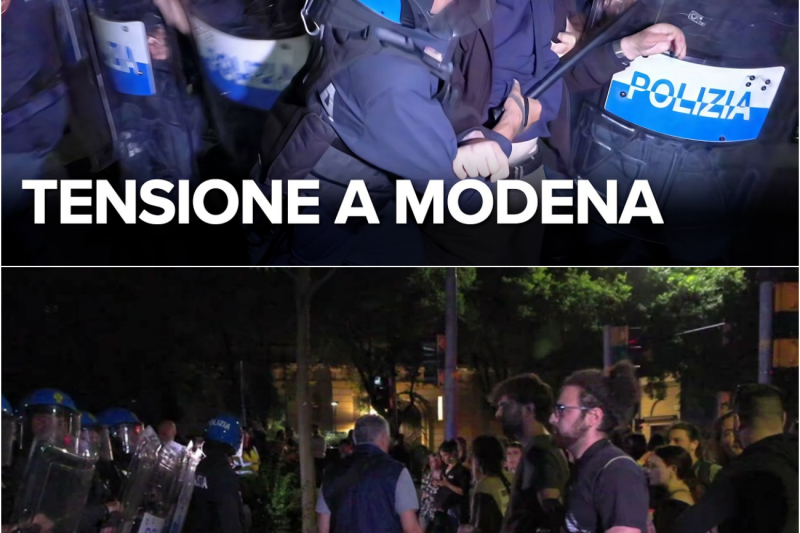 Modena Sotto Assedio: La Tensione Esplode in Piazza tra Antifascisti, Estrema Destra e Manganellate Dopo il Dramma dell’Auto sulla Folla