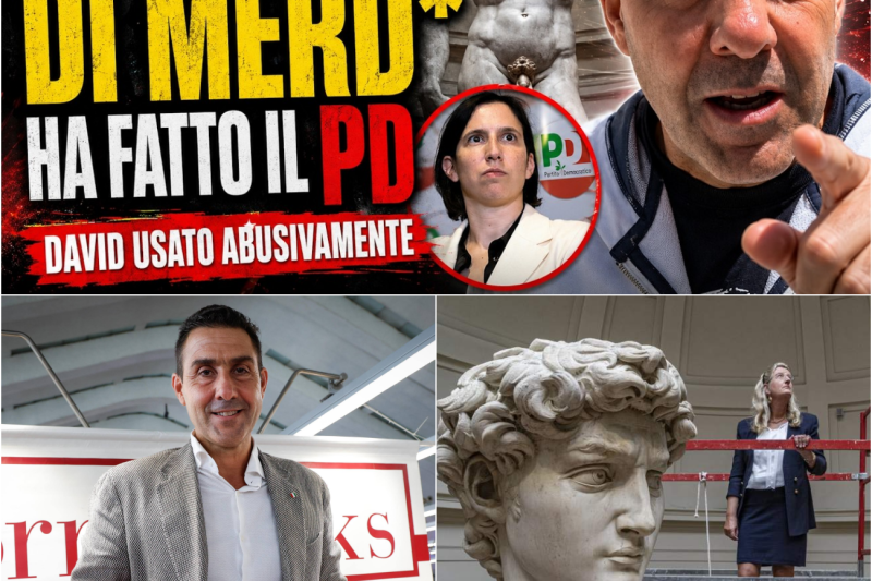 L’Autogol del Secolo: Il PD Insegue Vannacci sul David di Michelangelo, ma il Ministero Smaschera l’Ipocrisia Dem