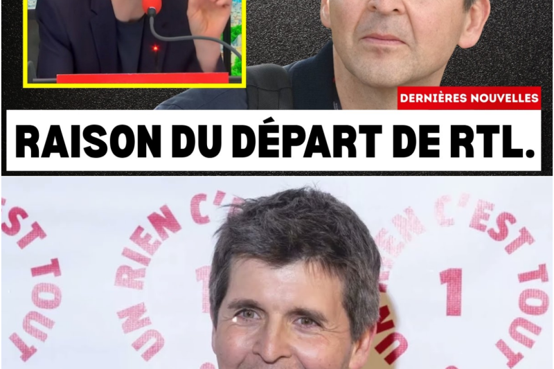 Coup de tonnerre dans le monde des médias : après une année de défis et un grave accident, Thomas Sotto annonce son départ surprise de RTL