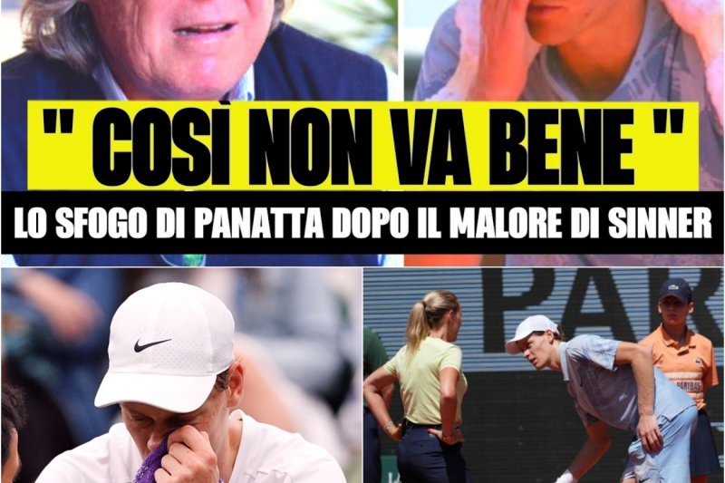 Il Crollo di Sinner e la Furia di Panatta: Il Tennis Moderno Sotto Accusa Dopo il Dramma di Parigi