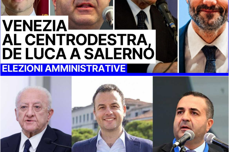 Terremoto Elettorale: Venturini Conquista Venezia, De Luca Stravince a Salerno e l’Effetto Vannacci Sconvolge le Urne