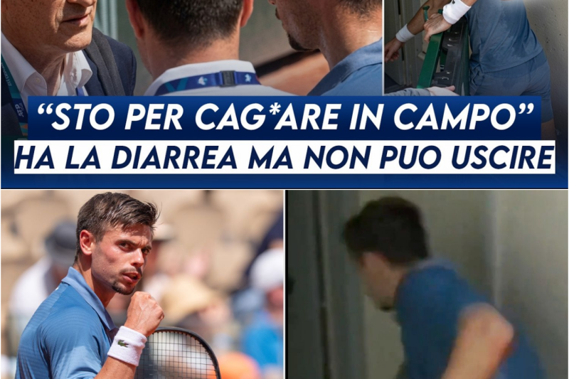 Choc al Roland Garros: Arthur Gea Colpito da un Malore Imbarazzante, il Regolamento lo Costringe a Restare in Campo