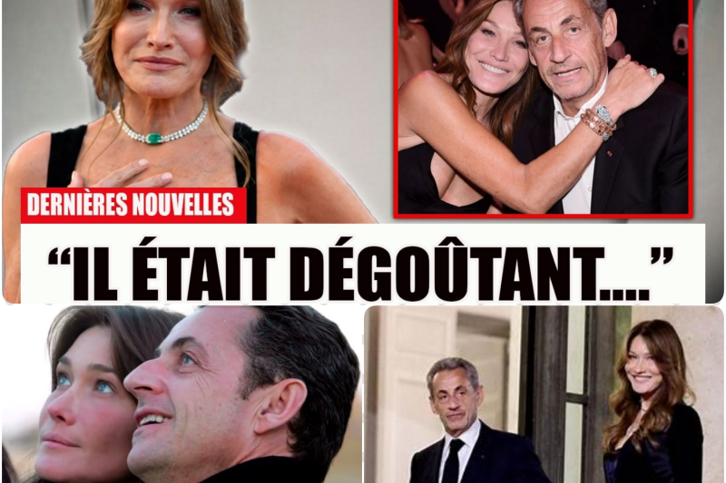 À 58 ans, Carla Bruni Révèle les Cauchemars de son Mariage avec Nicolas Sarkozy : La Chute Vertigineuse d’un Couple Intouchable