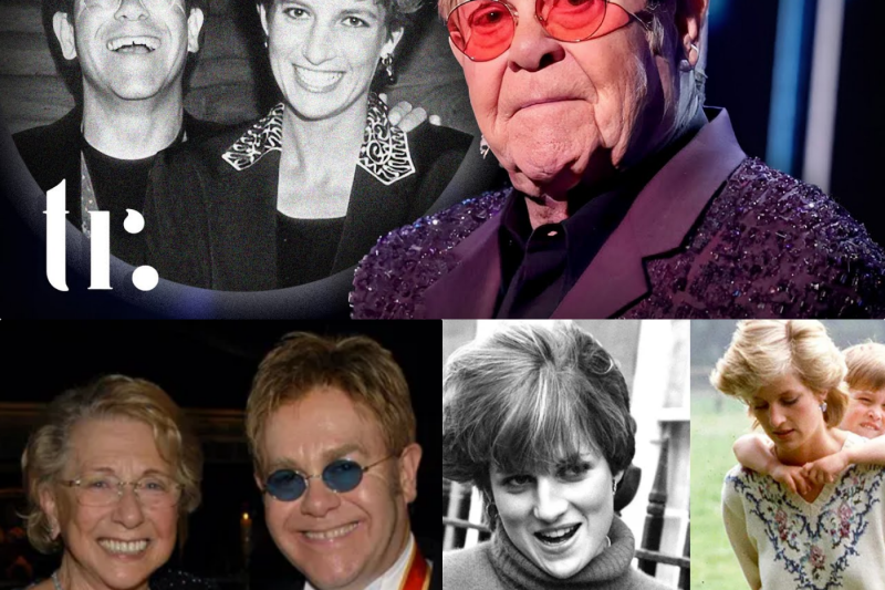 Dans l’Ombre de la Rose Anglaise : Les Confessions Brutes d’Elton John sur l’Intimité de Lady Diana