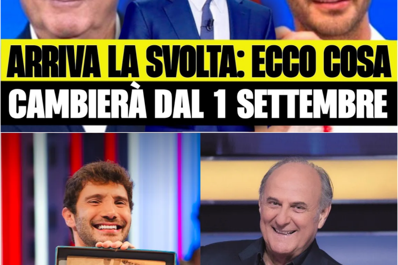 Svolta Storica nella TV Italiana: L’Alleanza Segreta tra Gerry Scotti e Stefano De Martino per Salvare la Prima Serata