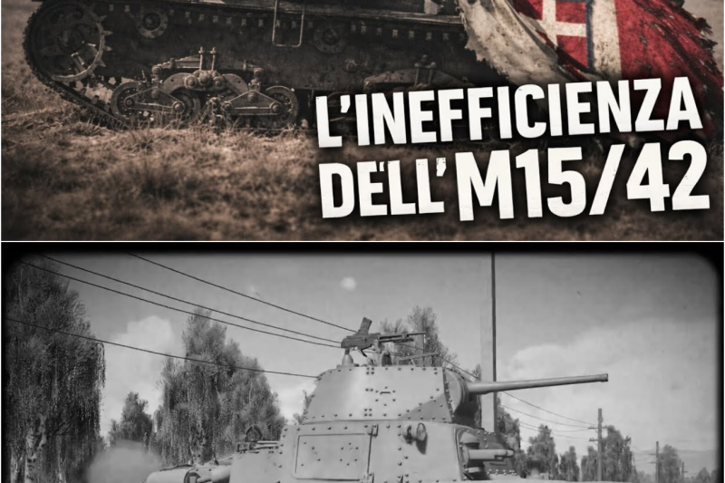 LA TERRIBILE INEFFICIENZA DELL’M15/42 – Analisi tecnica
