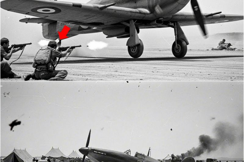 Il suo Macchi C.202 fu abbattuto, allora rubò un caccia britannico e volò verso casa
