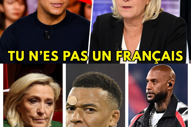 Quand la dignité terrasse le mépris : comment la réponse historique de Kylian Mbappé à Marine Le Pen a bouleversé la France