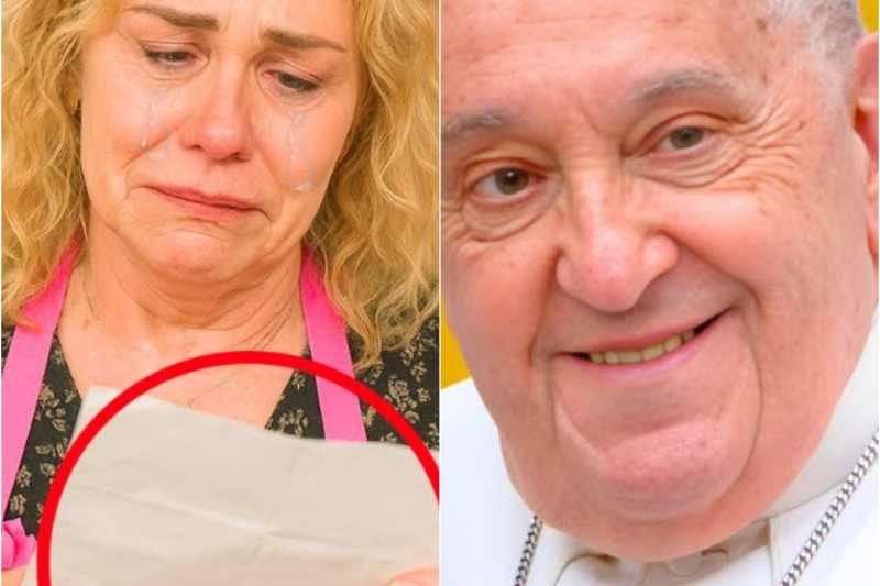 Antonella Clerici è sorpresa da un messaggio del Papa. Quello che c’era scritto l’ha fatta piangere!