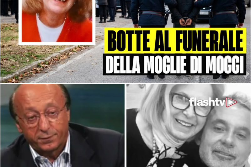 Follia e Violenza al Funerale di Giovanna Regoli: Sacerdote e Carabiniere Aggrediti Durante l’Addio alla Moglie di Luciano Moggi