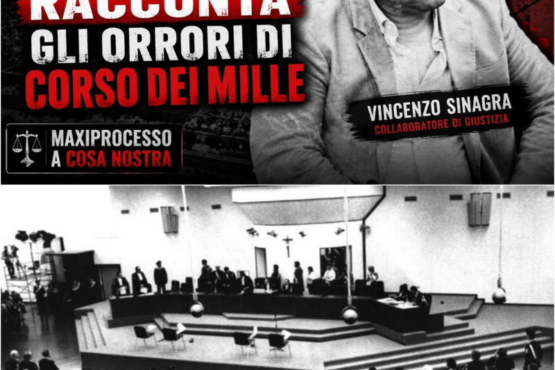 VINCENZO SINAGRA AL MAXIPROCESSO: IL RACCONTO DELLA CAMERA DELLA MORTE