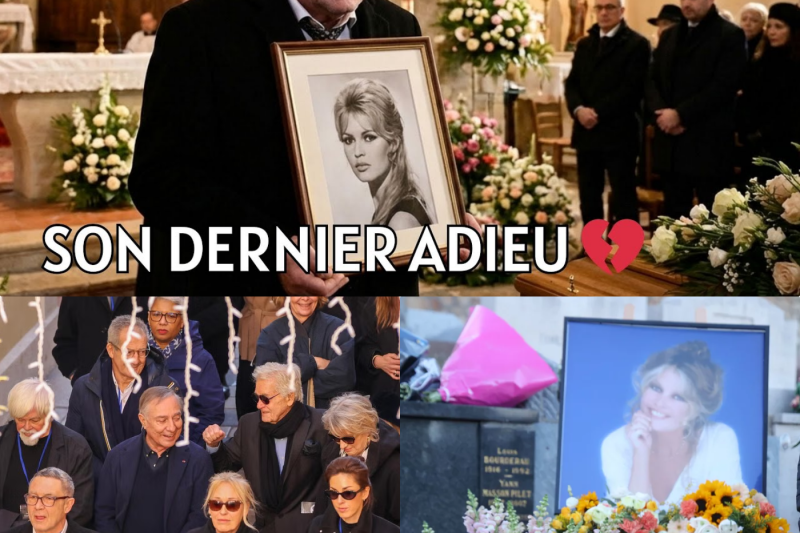 Le Mimosa et le Mutisme : L’Adieu Fantomatique du Fils de Brigitte Bardot Face au Cercueil de sa Mère