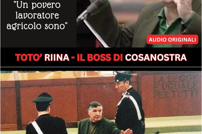 PROCESSO A TOTO’ RIINA IL CAPO DEI CAPI PER I DELITTI POLITICI
