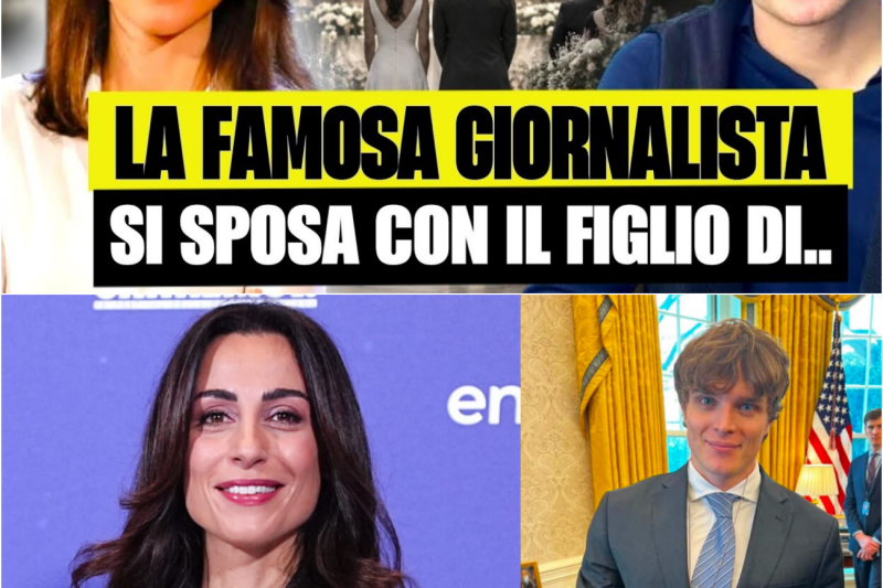 Fiori d’Arancio in Diretta: Giorgia Cardinaletti Sposa Francesco Bechis, l’Erede di una Potente Dinastia del Giornalismo Italiano