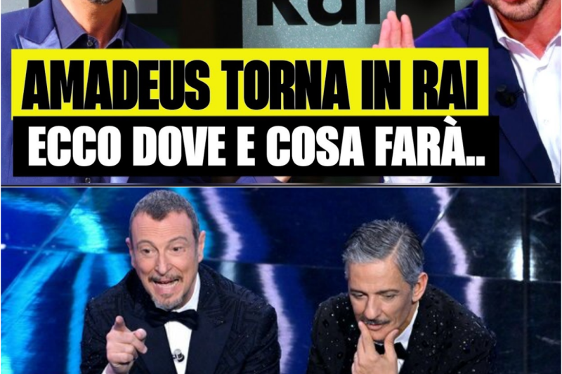 Amadeus Torna in Rai? L’Indiscrezione Bomba sull’Omaggio a Pippo Baudo che Infiamma il Pubblico