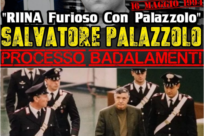 Riina Furioso per le Rivelazioni di: Salvatore Palazzolo!