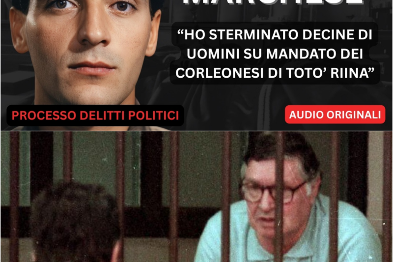 ERO UNA COSA SOLA CON TOTO’ RIINA, CI DORMIVO PURE INSIEME: PARLA IL PENTITO GIUSEPPE MARCHESE